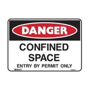 Danger Confined Space Sign 