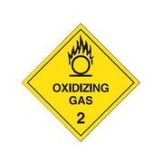 Dangerous Goods Sign - Oxidizing Gas 2