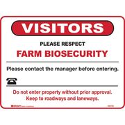 Farm Biosecurity Sign