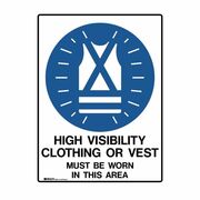 HiVis Clothing Must Be Worn Sign 