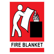 MEGAFire Fire Blanket Location Sign 