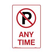 No Parking Anytime Sign 