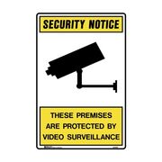 Security Notice Sign 